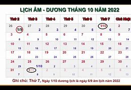 Giá Cá Tra Tháng 10/2022 Dương Lịch Là Ngày Bao Nhiêu Âm